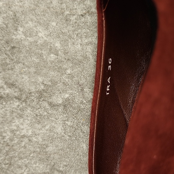 Senso red suede slip on heeled mules size 36 - Picture 8 of 9